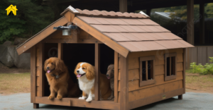 Mẫu chuồng chó bằng gỗ